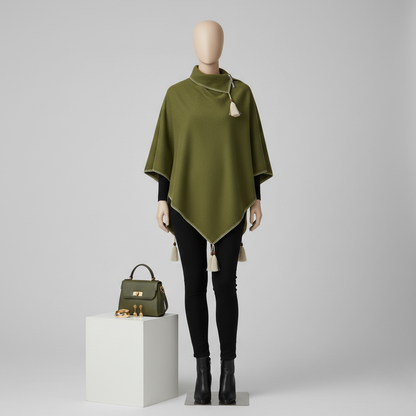 Poncho Élégance Urbaine