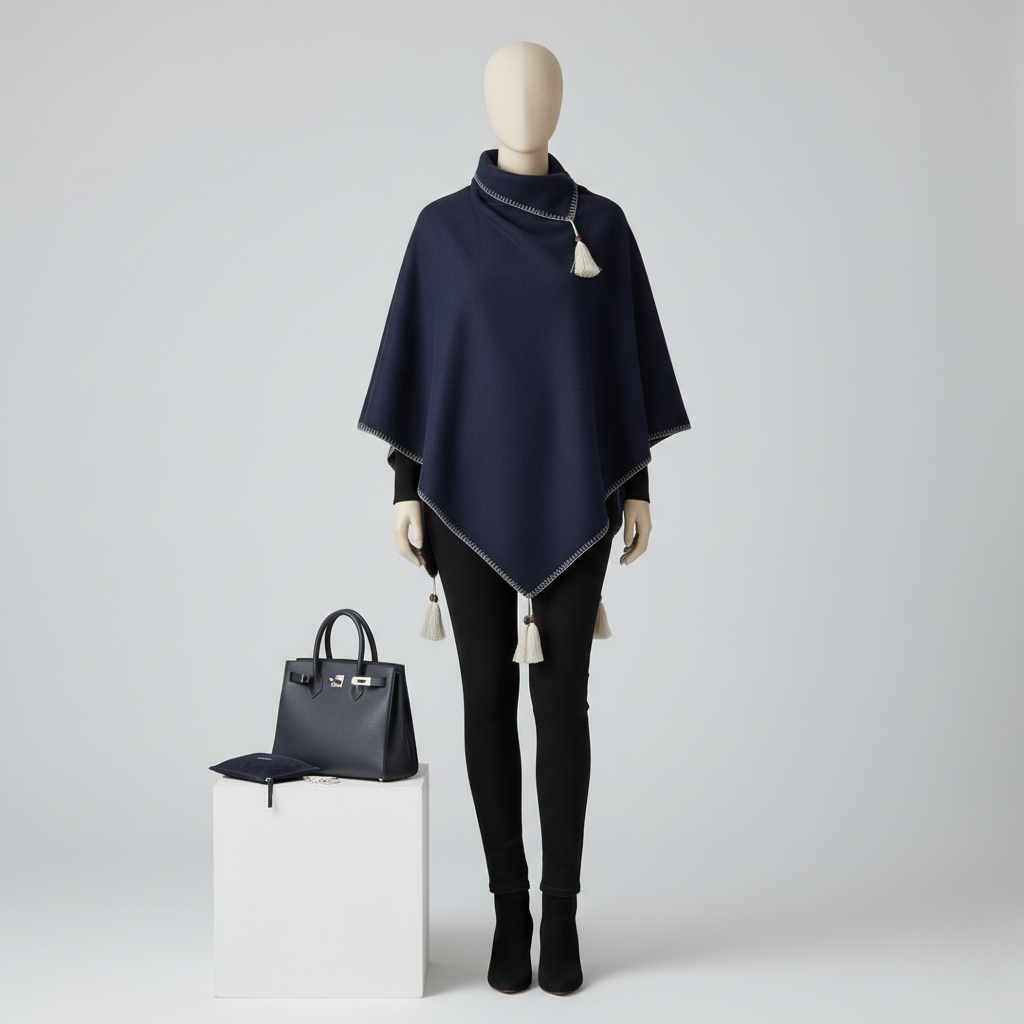 Poncho Élégance Urbaine