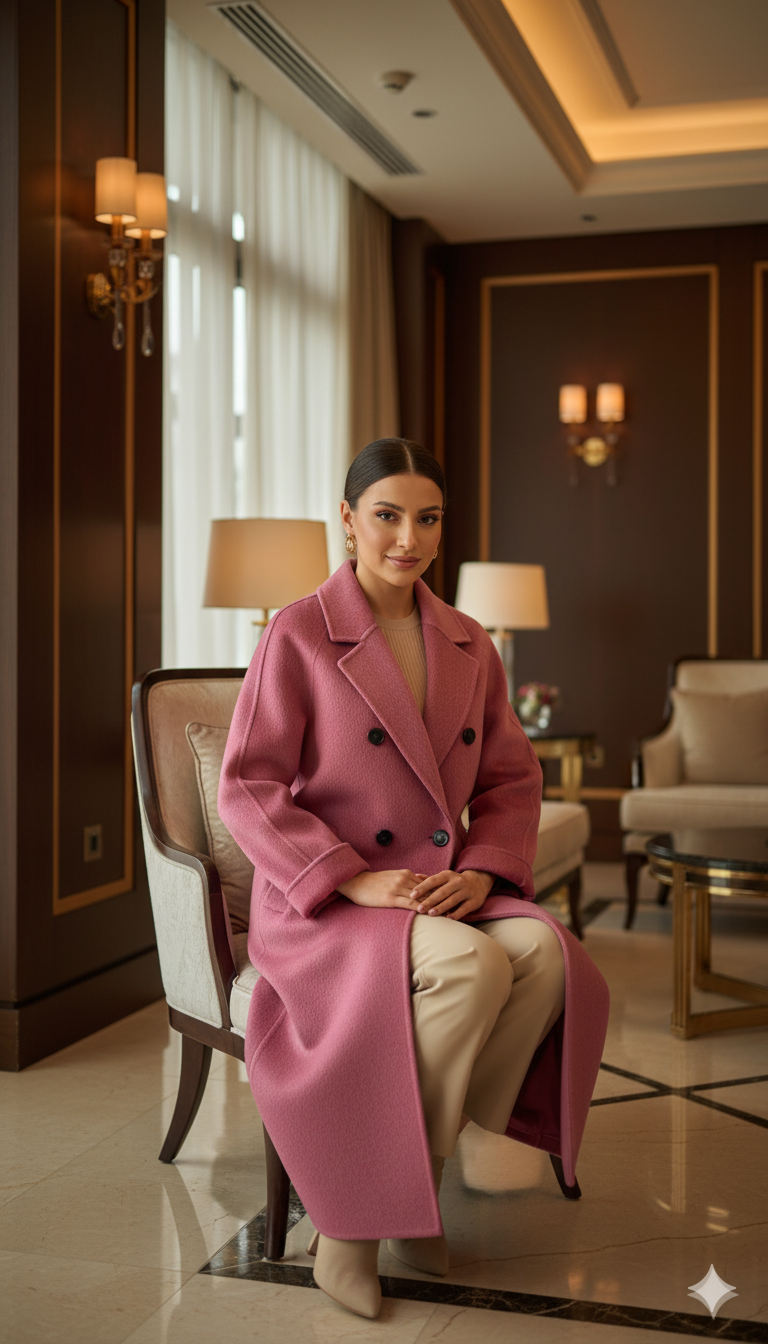 Manteau Rose de Charme